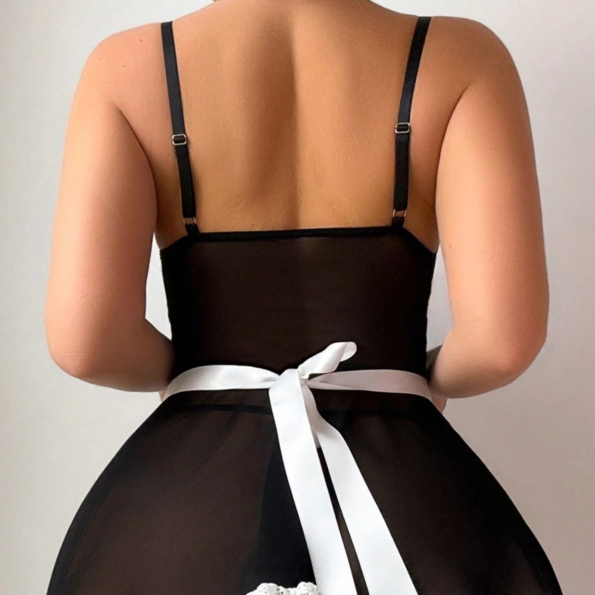 Sexy Lace Maid Lingerie Uniform for Women - Tempting Role Play Outfit - Image 4