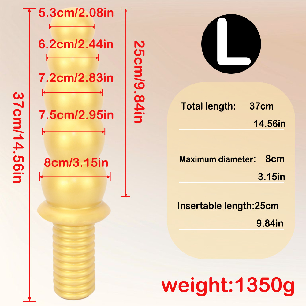 Silicone Double-Ended Dildo with Handle Grip - Oversized, Super Thick Adult Toy - Image 7