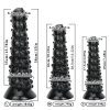 Jumbo Suction Cup G-Spot Butt Plug with Beads - Extra Large Anal Dilator
