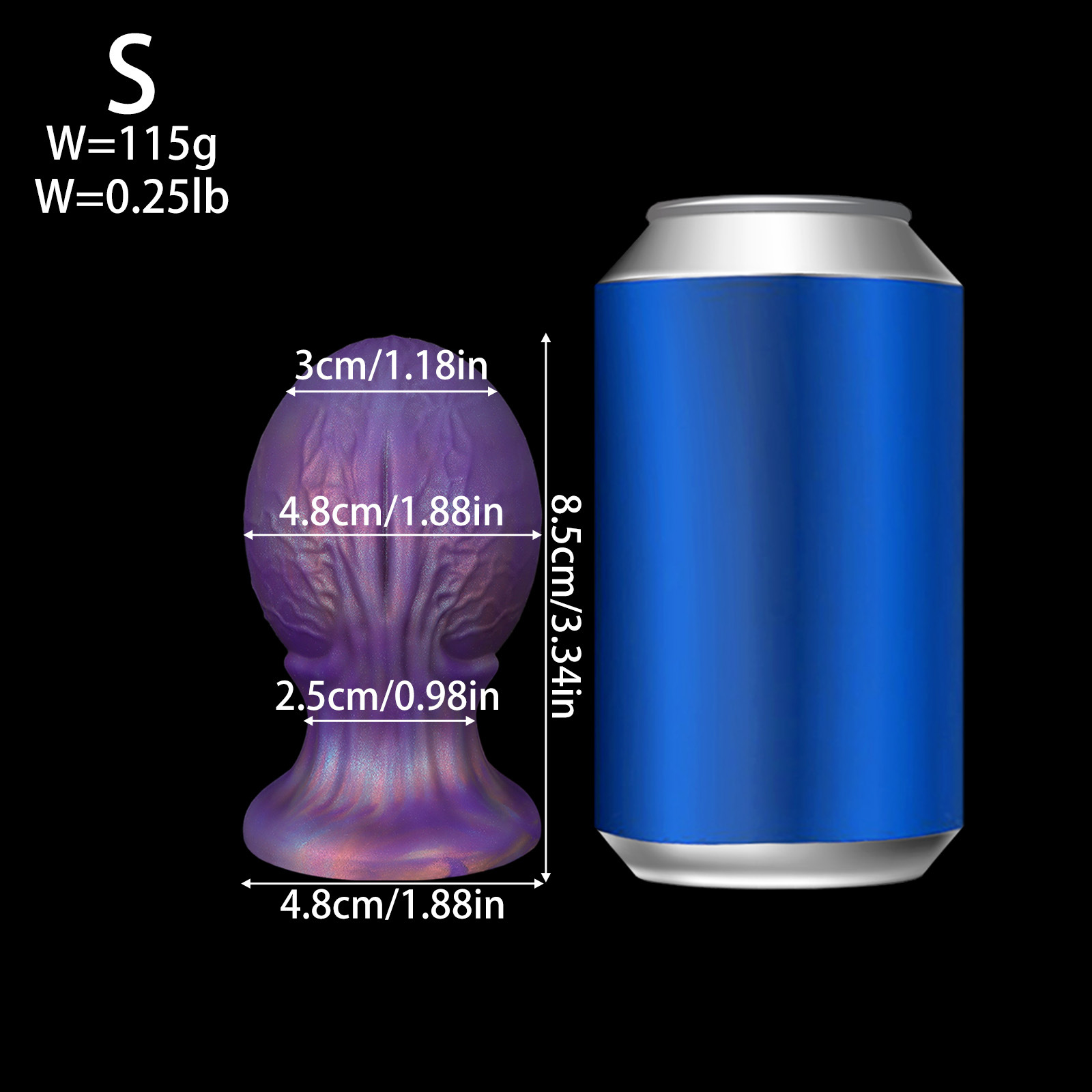 Large Silicone Dragon Egg Butt Plug for Adult Play & Pleasure - Image 6