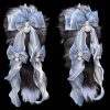 Voice-Controlled Silver Fox Tail Butt Plug with Bow and Bell