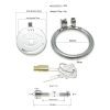 Wearable Chastity Lock for Men - Discreet Outdoor Penis Cage with Secure Lock