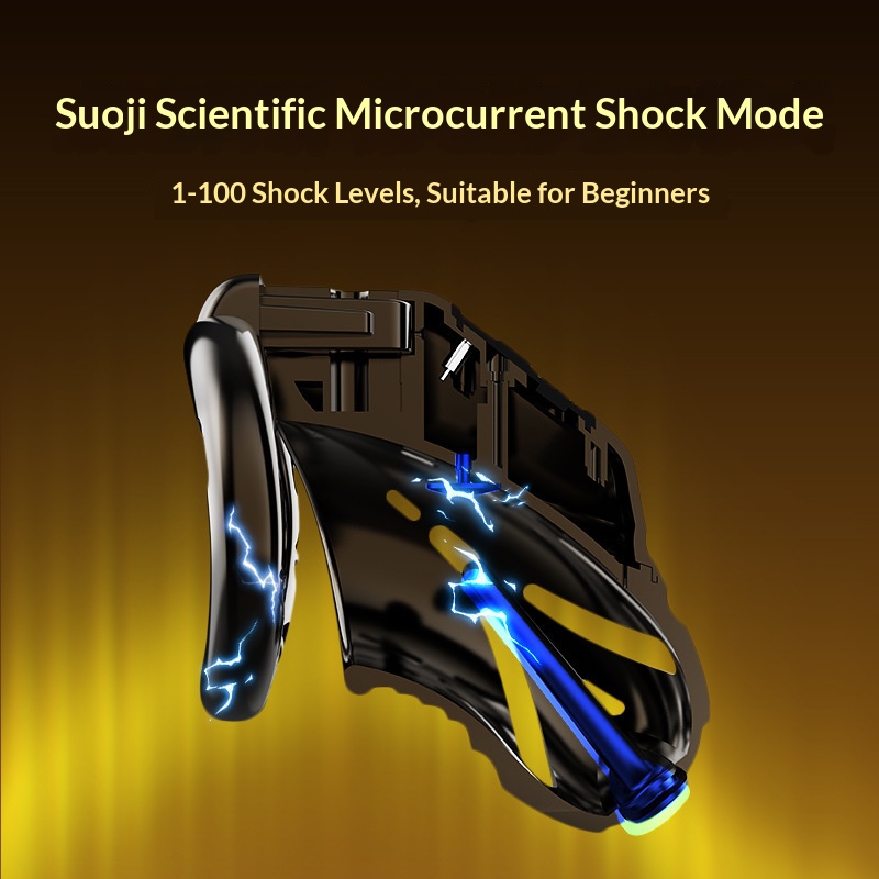 Electric Eel Chastity Lock Trace App Remote Control Electric Shock Sm Confinement Bondage Men's Cb Penis Lock - Image 4