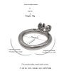 Stainless Steel Mini Chastity Cage for Men - Flat Head Short Lock for Discreet Wear