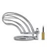 Long-Term Wear Metal Chastity Cage for Men