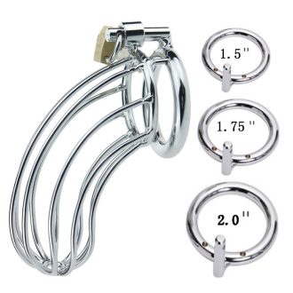 Long-Term Wear Metal Chastity Cage for Men