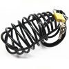 Large Stainless Steel Chastity Lock for Men - Secure Couple's Passion Tool