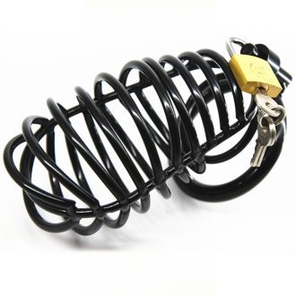 Large Stainless Steel Chastity Lock for Men – Secure Couple’s Passion Tool