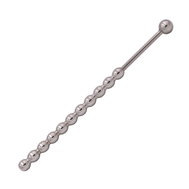 Stainless steel horse eye stick urethral plug stick pull beads alternative passion tool male and female masturbation climax bedding female - Image 4