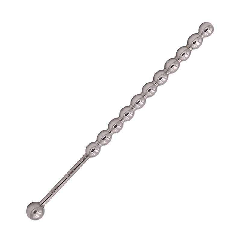 Stainless steel horse eye stick urethral plug stick pull beads alternative passion tool male and female masturbation climax bedding female - Image 3