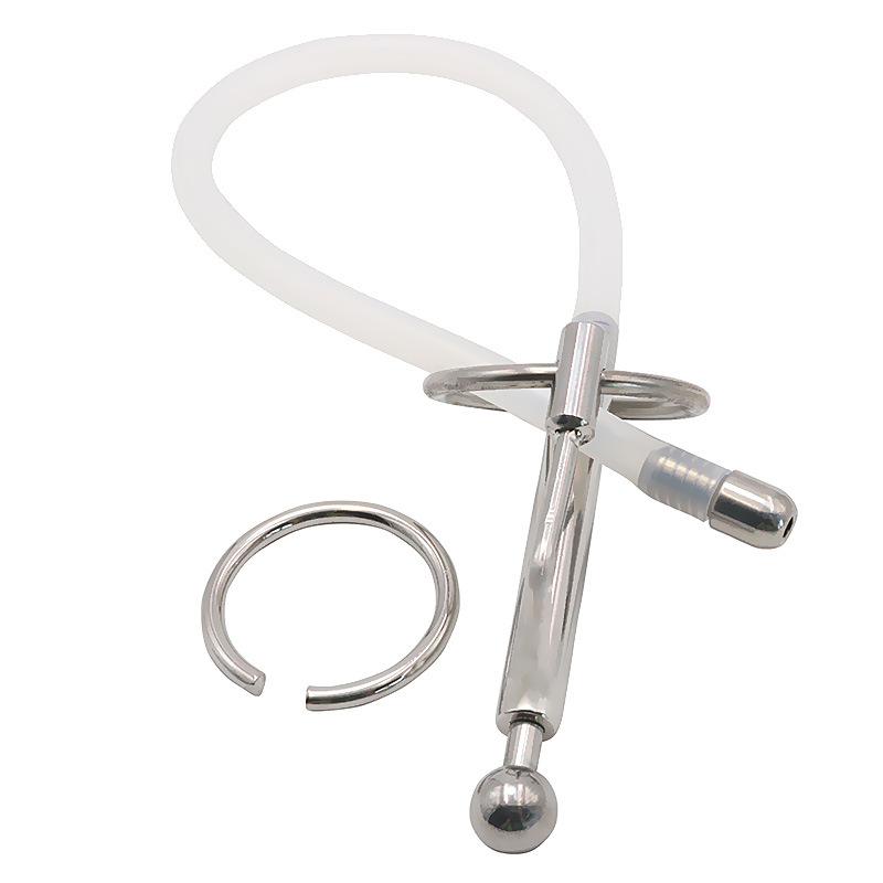 Horse Eye urethral masturbation device plus hose urethral catheter deep passion lingering stainless steel sex products for men - Image 4