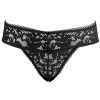 Black Lace Thin Cotton Bra for Women