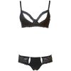 Black Lace Thin Cotton Bra for Women
