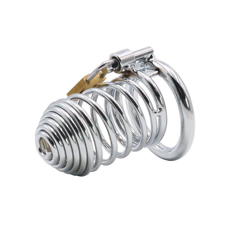 Qiqu Metal Chastity Lock & Penis Cage for Adult Intimacy & Exploration