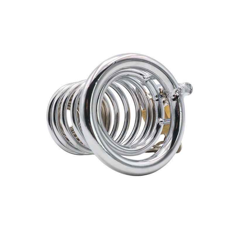 Qiqu Metal Chastity Lock & Penis Cage for Adult Intimacy & Exploration - Image 3