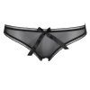 Sexy Black Tulle Vacuum Bra Set with Steel Ring, Transparent Lingerie, and Garter Accessories
