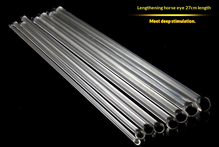 Ultra-long horse eye glass rod urethral plug men's and women's sex toys urethral masturbation beads passion sex toys 27cm long - Image 3