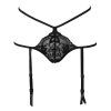 Bella Hollow Lace Sexy Temptation Bra & Garter Set for Women