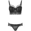 Lace Push-Up Bra Set for Women - Thin Top, Thick Bottom, Underwired Sexy Intimates