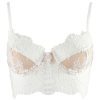 FOR LOVE Lemon Eyelash Lace Mesh Vest - Fairy Style Sling Top