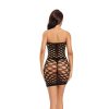Plus Size Sexy Mesh Hip Skirt & Stockings Set