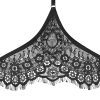 Black Lace Thong Set - Adjustable Low Waist Stretch Underwear for Women