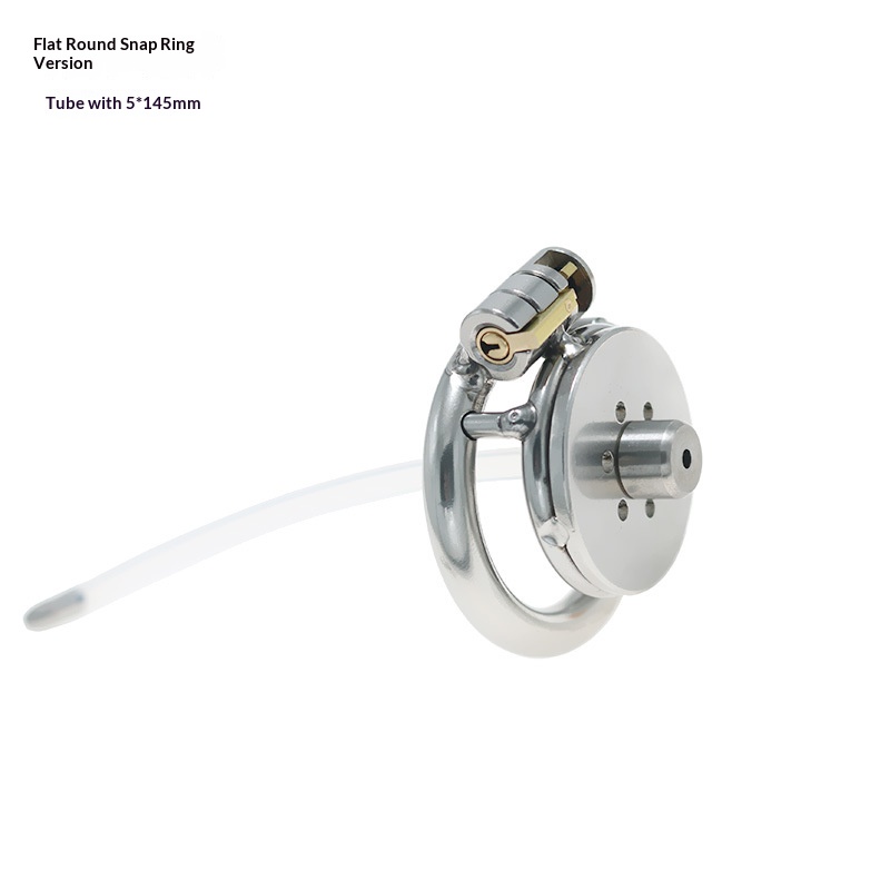 flat chastity lock CB chastity cleaner penis cage fake mother props sex tools adult toys 5mm novice
