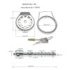 Electric Chastity Cage with Pulse for Male Orgasm Control