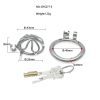 Stainless Steel Chastity Cage for Men - Secure Outdoor Wear Lock Pants Device