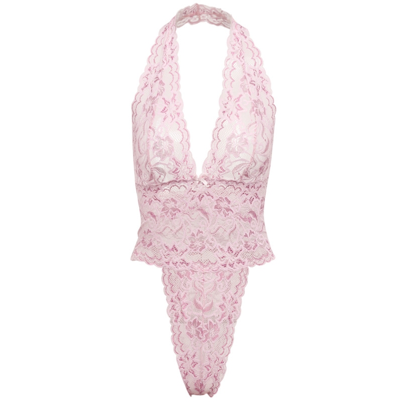 Sexy Purple Green Net Red Ins Style Jumpsuit with Export Neck Lace