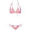Guerlain Sexy Lace Strawberry Open Bust Bra & Panty Set