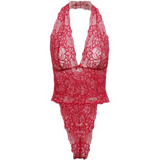 Sexy Purple Green Net Red Ins Style Jumpsuit with Export Neck Lace