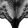 Sexy Lace Bra & Panty Set - Thin Cup, Steel Ring, Low Waist Stretch