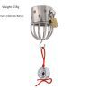 Stainless Steel Scrotum Pendant Weight Ring for Penis Stretch & Extension