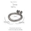 Colorful Stainless Steel Short Chastity Ball Penis Cage Chastity Lock Adult Sex Products Sex Toy Hair