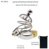 Stainless Steel Chastity Lock for Men - Secure Penis Cage Alternative