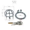 Metal Hemisphere Chastity Cage for Men - Secure Adult Sex Toy