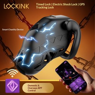 Intelligent Control Chastity Lock Trace App Remote Control Electric Shock Men’s Cb Penis Lock Sm Confinement and Bondage