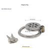 Stainless Steel Chastity Cage for Men - Secure & Comfortable Birdcage Design