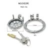 Stainless Steel Chastity Lock Penis Cage for Adult Play