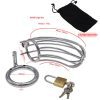 Long-Term Wear Metal Chastity Cage for Men