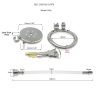 Fun Flat Chastity Lock for Men - 5mm Thin Hose CB Lock Adult Toy