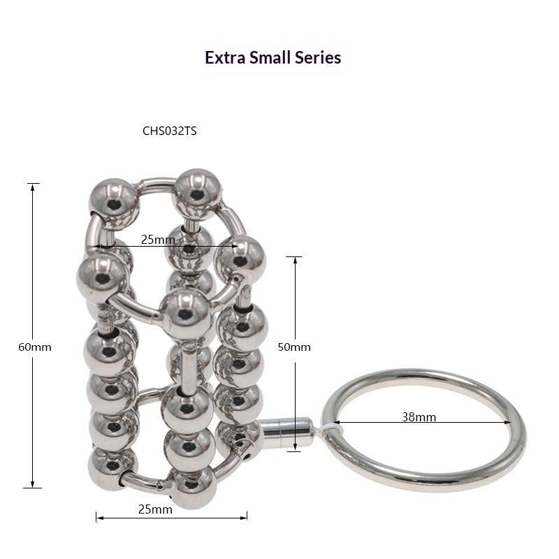 stainless steel sexy ring flirting toys passion supplies sex tools with root ring anti-off Belt adult SM - Image 7