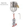 Stainless Steel Scrotum Pendant Weight Ring for Penis Stretch & Extension