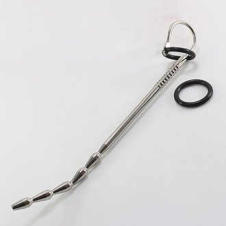 Stainless steel long horse eye stick urethral plug men's alternative passion tool pulling beads G-Point climax adult supplies
