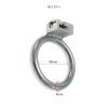 Durable Stainless Steel Chastity Lock Cage for Men - Secure & Comfortable Design for Extended Wear