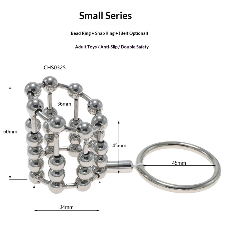 stainless steel sexy ring flirting toys passion supplies sex tools with root ring anti-off Belt adult SM - Image 11