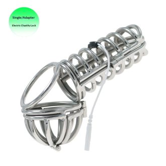 Stainless Steel Chastity Cage for Men – Secure Penis Lock Device