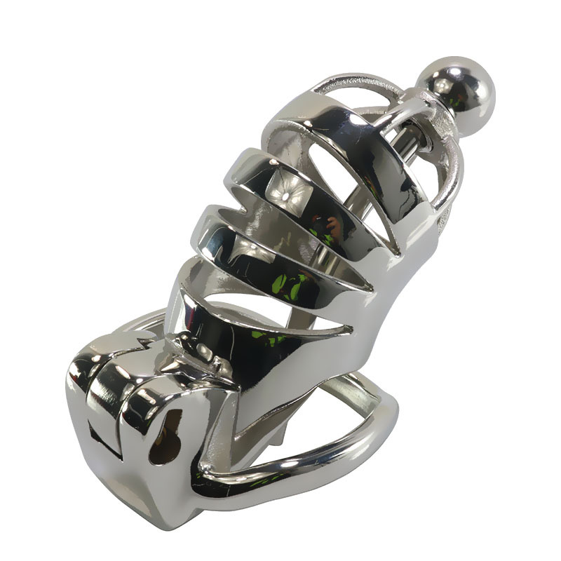 Stainless Steel Male Chastity Lock Bird Tease Training Device - Image 3