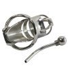 Stainless Steel Male Chastity Lock Bird Tease Training Device